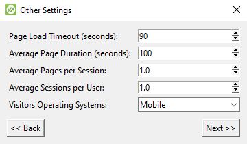 Traffic Bot Settings