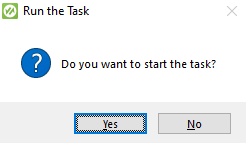Ask to Run Task