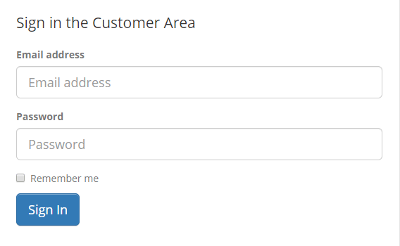 Didsoft Customer Area