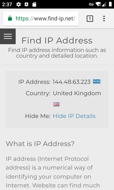 my ip hide proxy list