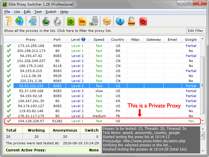 googleye proxy list