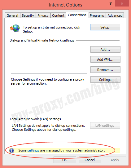 IE Proxy Settings Locked