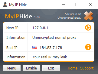 MyIPHide Not Working