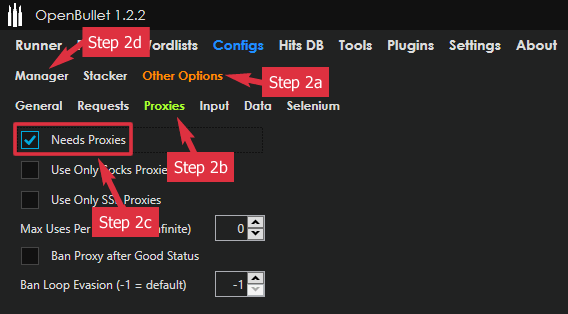 OpenBullet/SilverBullet Config Needs Proxies