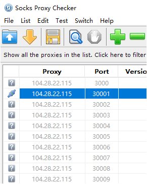 Rotating proxies in SPC