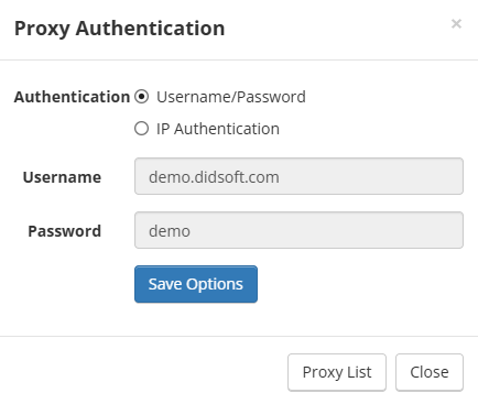 Matrix Proxy Authentication